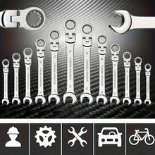 Load image into Gallery viewer, Adjustable Ratchet Wrench Set