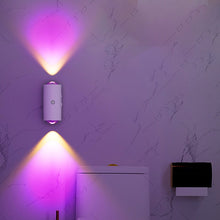 Load image into Gallery viewer, Smart Motion Sensor Wall Lamp with Colorful Gradient