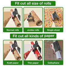 Load image into Gallery viewer, Sakerplus Wrapping Paper Cutter And Dispenser Set