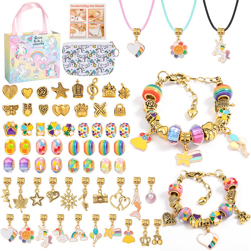 【Extra 50% Off】Girls Charm Bracelet Making Kit