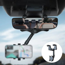 Load image into Gallery viewer, Multifunctional 360 Rotatable Car Rearview Mirror Phone Holder