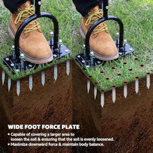 Load image into Gallery viewer, Manual Spring-Loaded Lawn Aerator &amp; Tiller