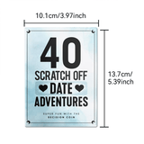 Date Night Ideas Scratch Card Game