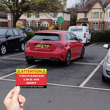Load image into Gallery viewer, You Parked Like An Idiot Parking Cards