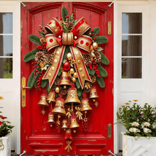 Load image into Gallery viewer, Christmas Bell Door Curtain