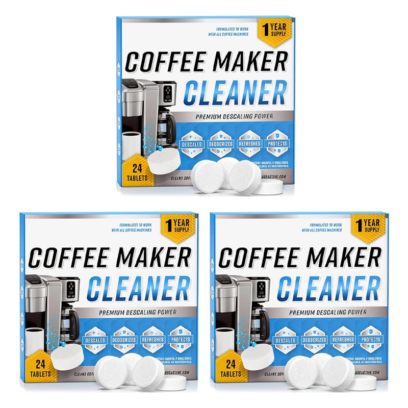 Coffee Maker Cleaner & Descaling Tablets