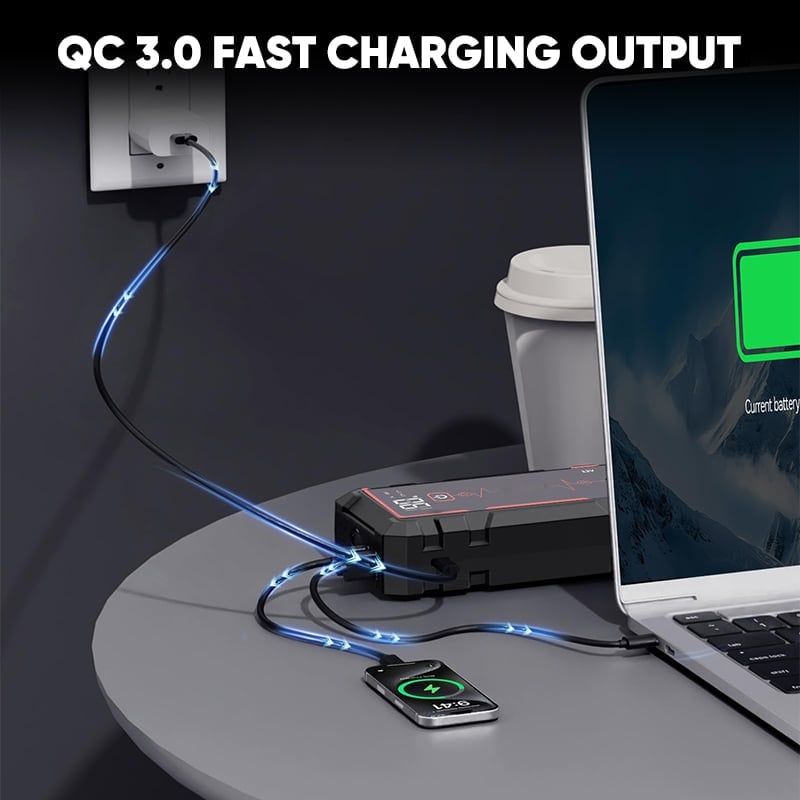 12V Jump Starter Car Battery
