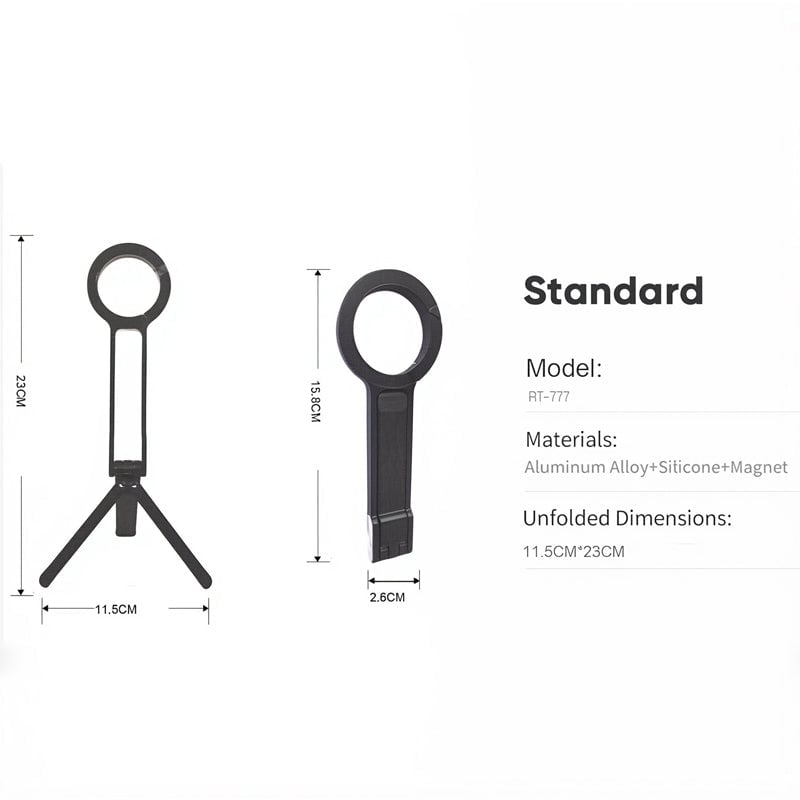 Magnetic Ring Alloy Phone Holder