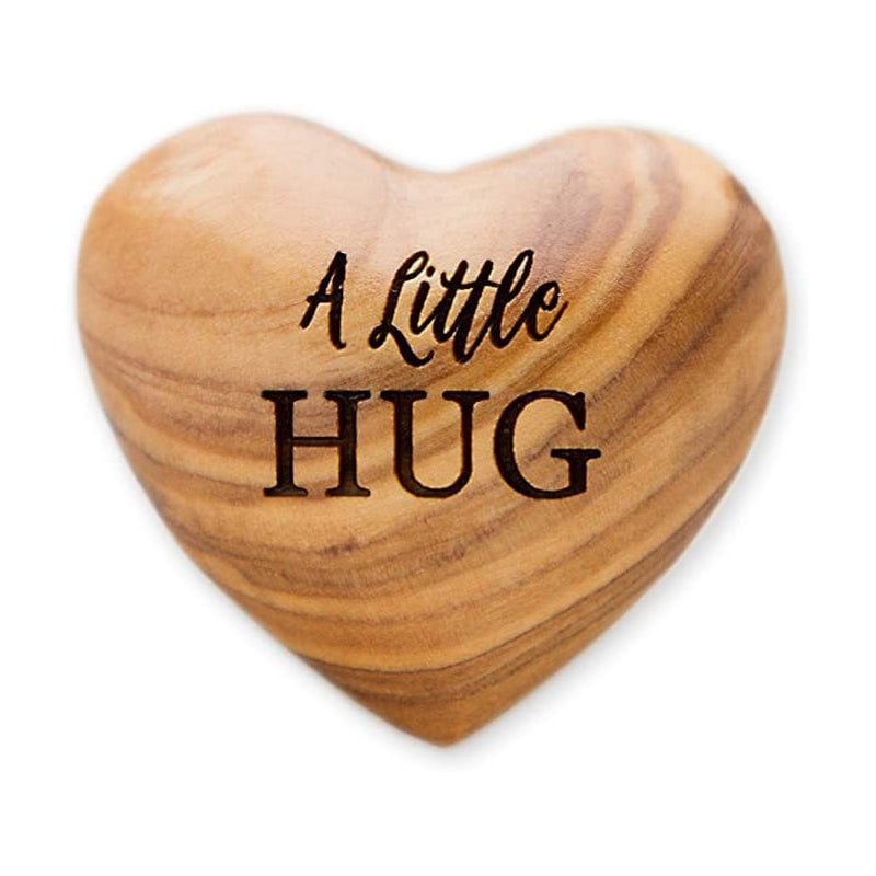Pocket Hug Wooden Heart Token