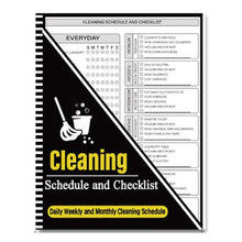 Load image into Gallery viewer, Cleaning Schedule Bill Tracker Notebook