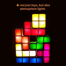 Load image into Gallery viewer, Tetris Stackable LED Night Light(7 pieces/SET)