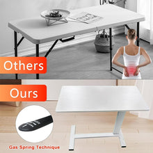 Load image into Gallery viewer, Pneumatic Lift Table With Wheels That Can Be Hidden
