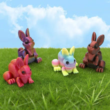 Load image into Gallery viewer, 3D Printed Rainbow Bunny Easter Egg Set