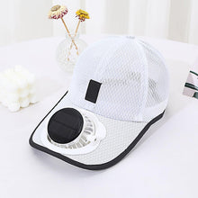 Load image into Gallery viewer, Sakerplus Solar Powered Cooling Fan Cap