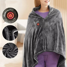 Load image into Gallery viewer, Heated Flannel Blanket