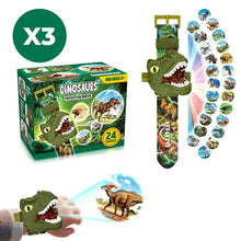 Load image into Gallery viewer, Dinosaur Projection Children's Watch Light-Up Toy