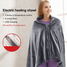 Load image into Gallery viewer, Heated Flannel Blanket