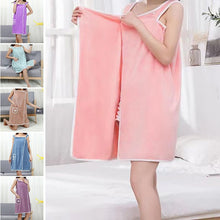 Load image into Gallery viewer, Women's Coral Fleece Bathrobe
