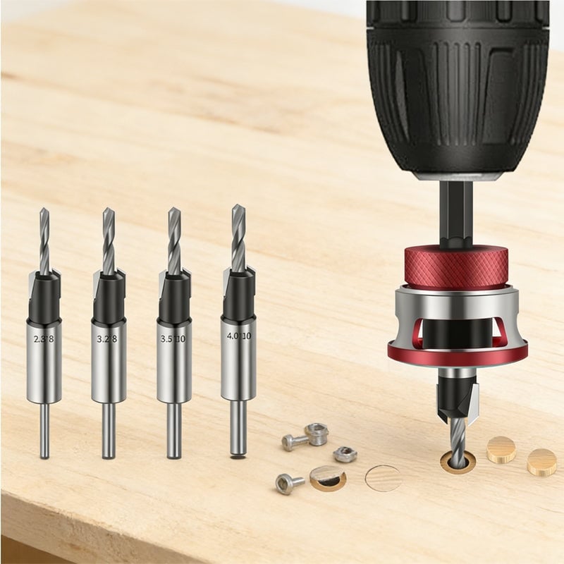 Aless™ Two-Flute Counterbore with Depth Stop