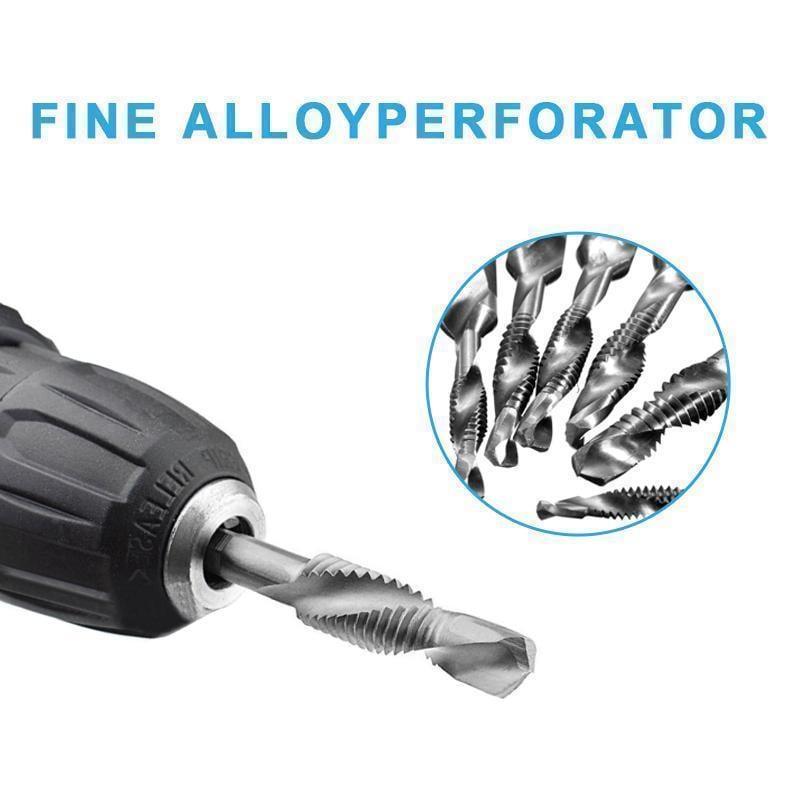 Thread Tap Drill Bits Set