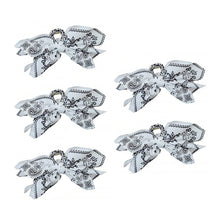 Load image into Gallery viewer, Double-Sided Paisley Bow Hair Claw