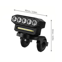 Load image into Gallery viewer, Multi-Source LED Bicycle Headlight