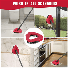 Load image into Gallery viewer, Triangular Disc Floor Brush Rotating Mop Head