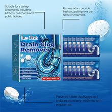 Load image into Gallery viewer, Fish-Shaped Quick-Dissolving Drain Clog Remover