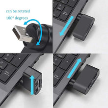 Load image into Gallery viewer, 4-in-1 Rotating USB Hub