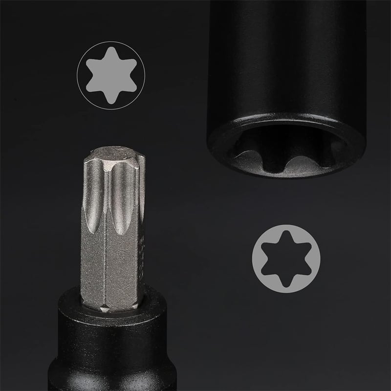 25-piece Hexagonal Screwdriver Bit Socket Set