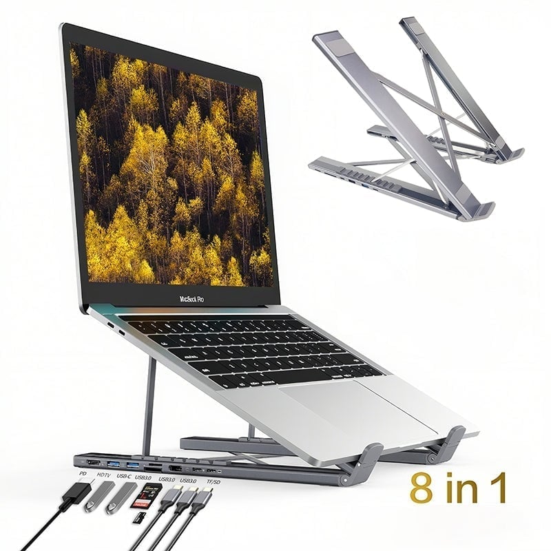 Aless™  8-in-1 USB-C Laptop Docking Station