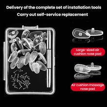 Load image into Gallery viewer, Soft Silicone Air Chamber Eyeglasses Nose Pads (10 pairs)