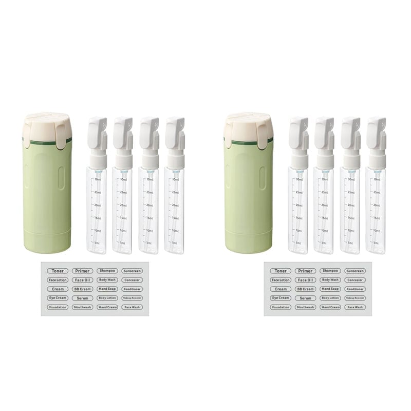 uspell-4-in-1 Leakproof Rotatable Travel Dispenser Set