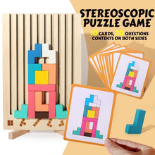 Load image into Gallery viewer, Wooden Stacking Puzzle Set
