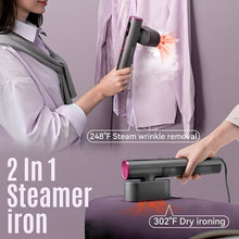 Load image into Gallery viewer, Hanrdheld Steamer &amp; Iron 2 In 1