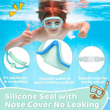 Load image into Gallery viewer, Swim Goggles with Nose Cover