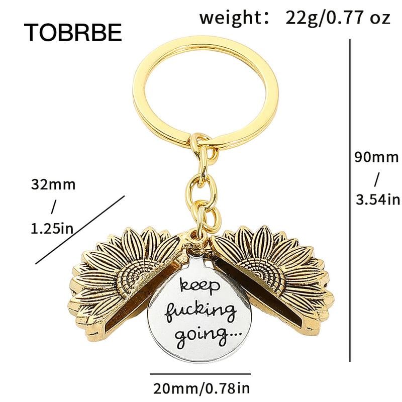 Sunflower Keychain