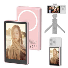 Load image into Gallery viewer, Magnetic Selfie Screen with 4K Recording – Portable Display for Content Creators