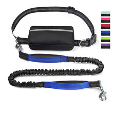 Load image into Gallery viewer, Hands Free Dog Leash With Zipper Pouch