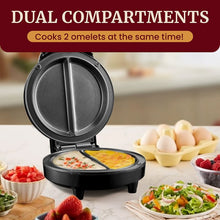 Load image into Gallery viewer, Dual-Zone Electric Omelette Maker