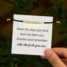 Load image into Gallery viewer, Inspire Bracelet - DONT LET THE HARD DAYS WIN