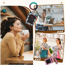 Load image into Gallery viewer, Stylish Card Holder With Silicone Bead Bracelet
