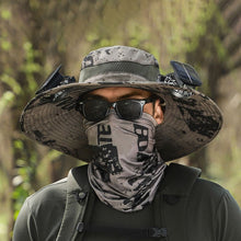 Load image into Gallery viewer, Solar Fan Outdoor Fishing Hat