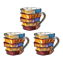Load image into Gallery viewer, Hand-painted Book Coffee Cup