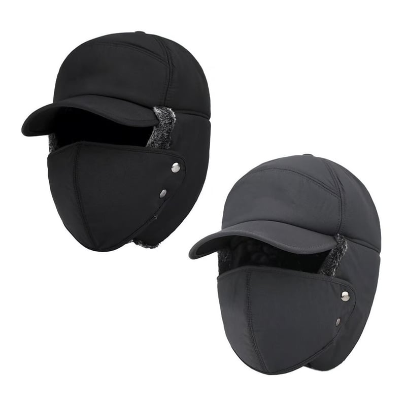 Unisex windproof & warm & ear protection & face protection hat