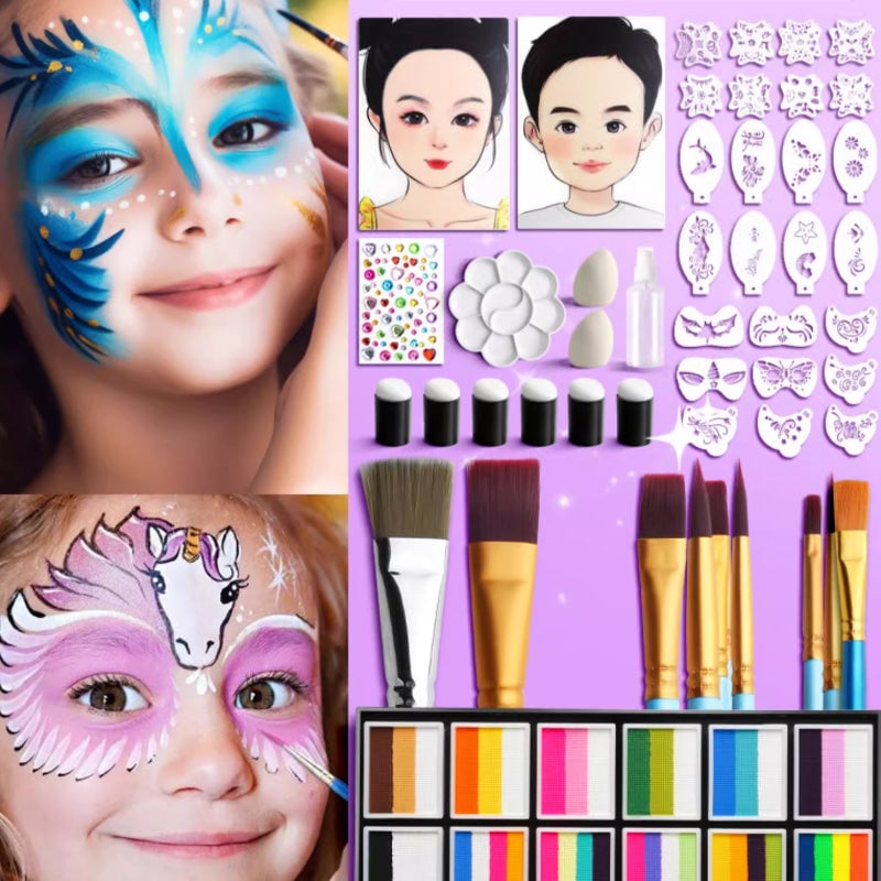 Face Painting Kit for Creative Fun (35pcs/1 Set)