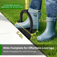 Load image into Gallery viewer, Half-moon lawn edger with T-handle