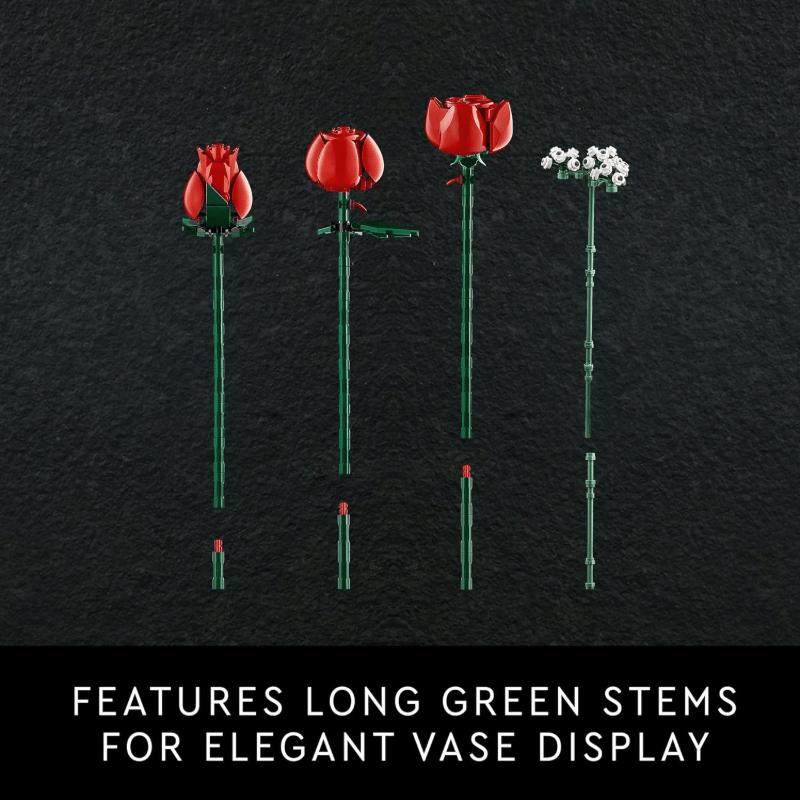 3D preserved flower assembly toy