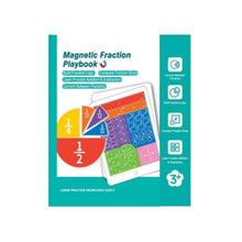 Load image into Gallery viewer, Montessori Magnetic Book Fraction Puzzle For Children