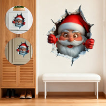 Load image into Gallery viewer, Santa Claus Wall Sticker Set
